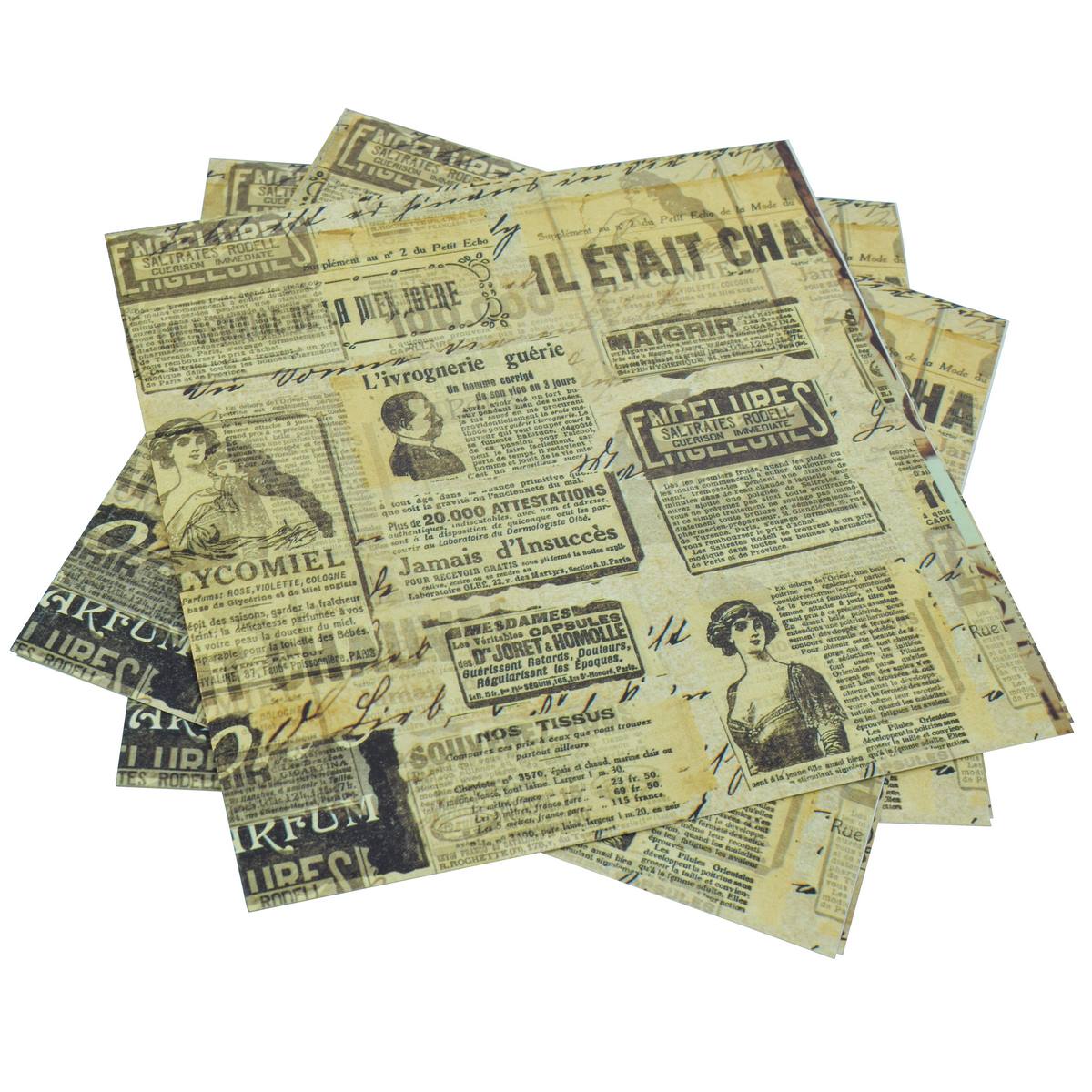 jags-mumbai Decoupage Jags Decoupage Paper Vintage News Paper JDPG-29