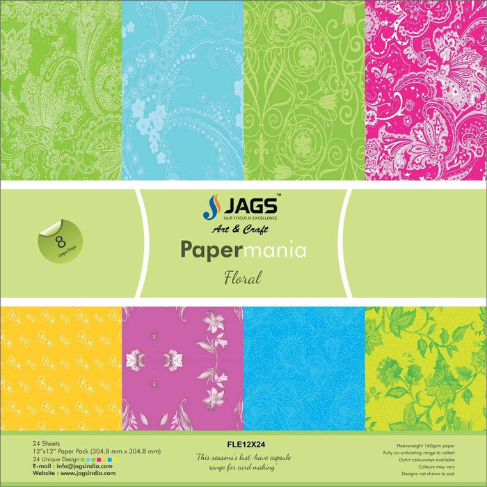 Designer Paper Pack for Scrapbooking and Greeting Cards 12x12 Inches