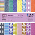 jags-mumbai Designed Paper Designer Paper Pack for Scrapbooking and Greeting Cards 12x12 Inches