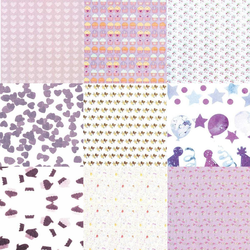 jags-mumbai Designed Paper Designer Paper Pack for Scrapbooking and Greeting Cards 12x12 Inches