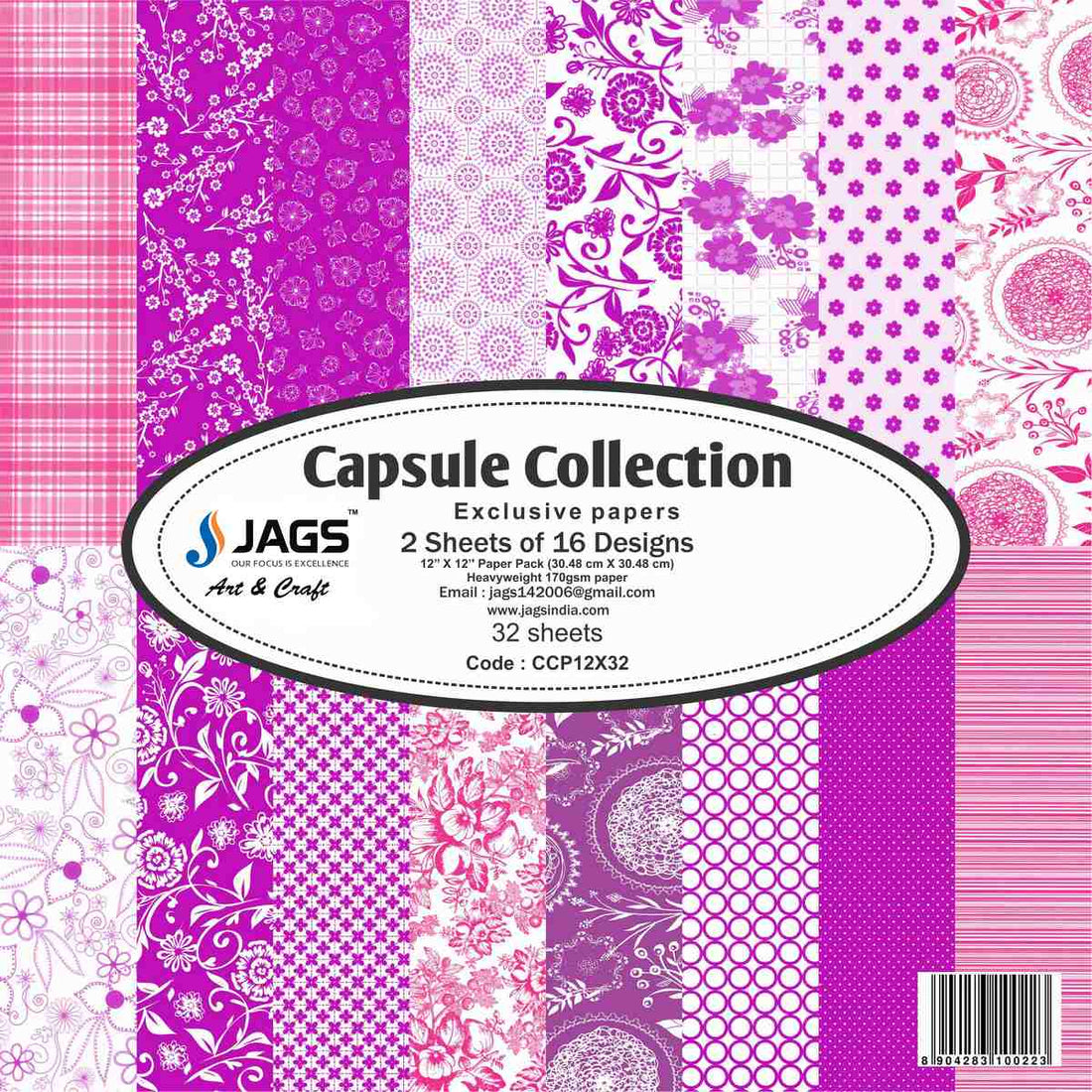 jags-mumbai Designed Paper Paper 12x12 Capsule Collection