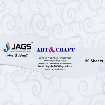 jags-mumbai Designed Paper Paper Jags 6x6 White Exclusive