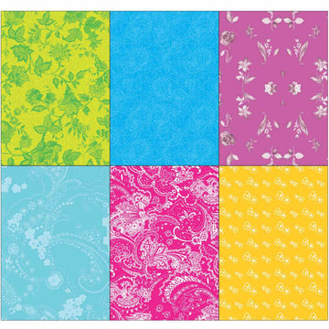Scrapbooking paper packs ,printed greeting papers of Paper Jags A5 Floral-8D FLEA5X24