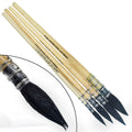 jags-mumbai Drawing Brushes & Holders Artist Hair Mop Brush Sst of 4Pcs ANHM04