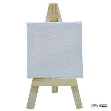 Canvas Frame With Mini Easel Combo 3X3 Inch CFWM3X3