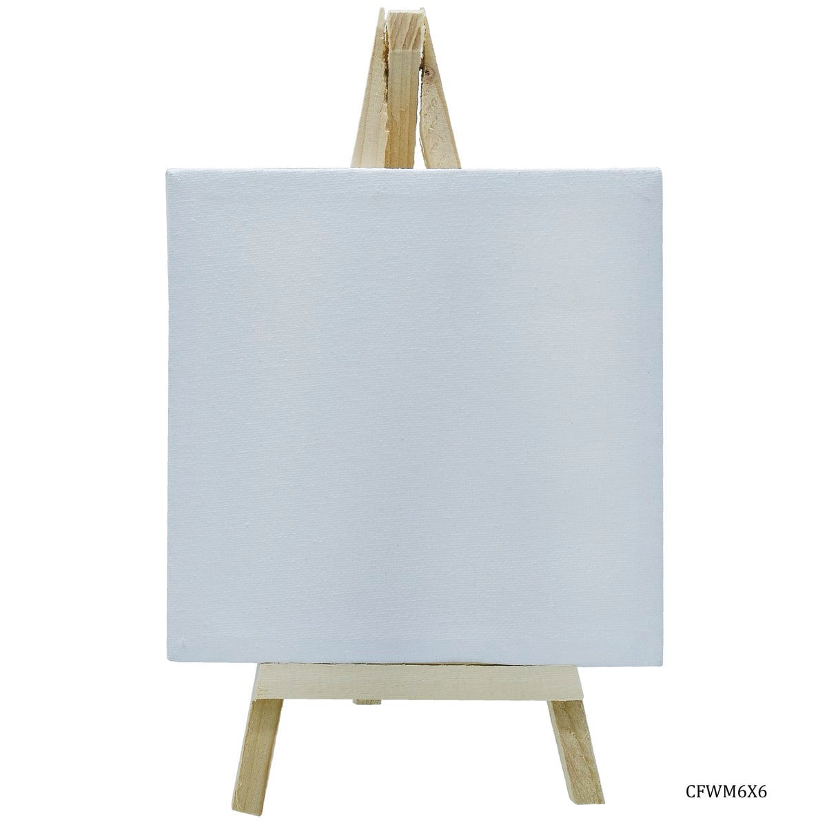 jags-mumbai Easel & Canvas Canvas Frame With Mini Easel Combo 6X6 Inch