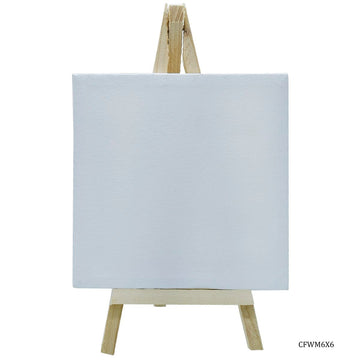 Canvas Frame With Mini Easel Combo 6X6 Inch