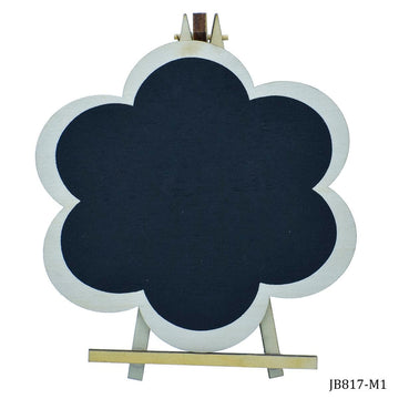 Mini Black Board With Easel Flower Medium JB817-M1