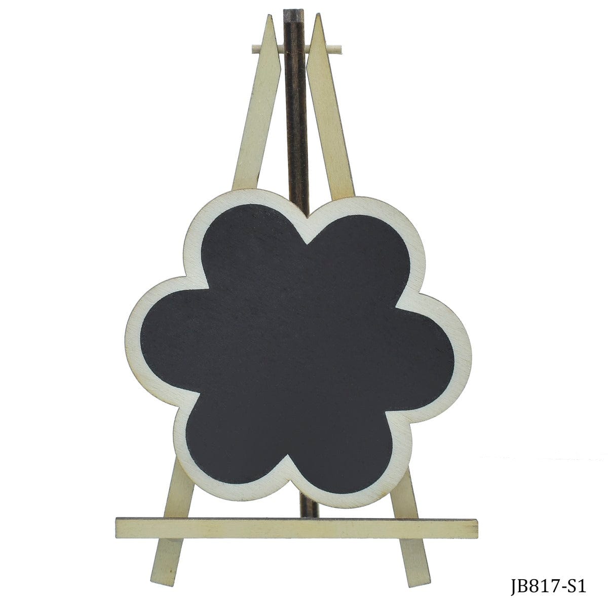 jags-mumbai Easel & Canvas Mini Black Board With Easel Flower Small