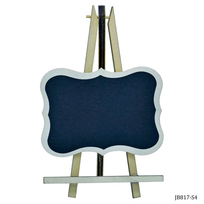 Mini Black Board With Easel Rectangle Design Small