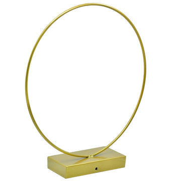 Luxurious Gold Round Metal Stand - 12 Inch Diameter, Contain 1 Unit