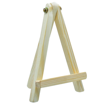 Wooden Easel Stand Natural 6 Inch