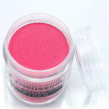 embossing powder candyred