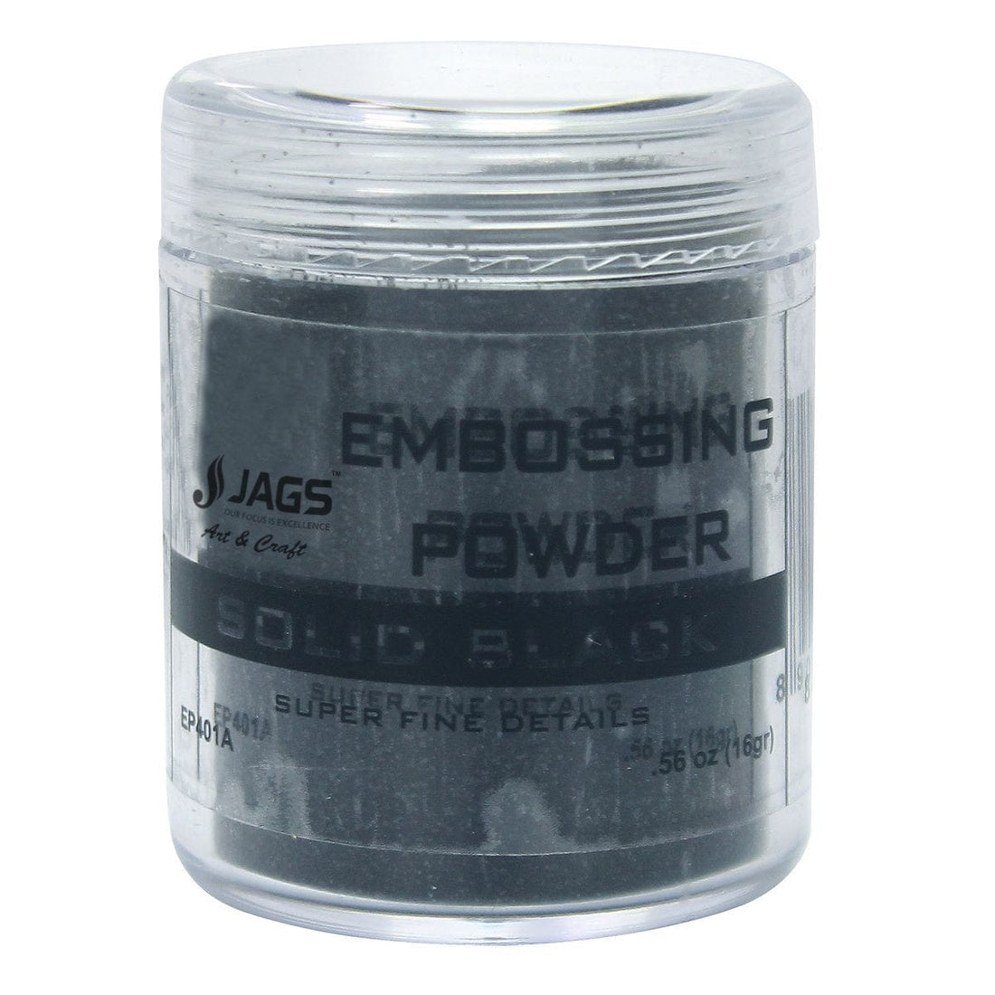 jags-mumbai Emboss material Embossing Powder Solid Black