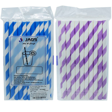 Jags decorative pipe 20Pcs paper straw