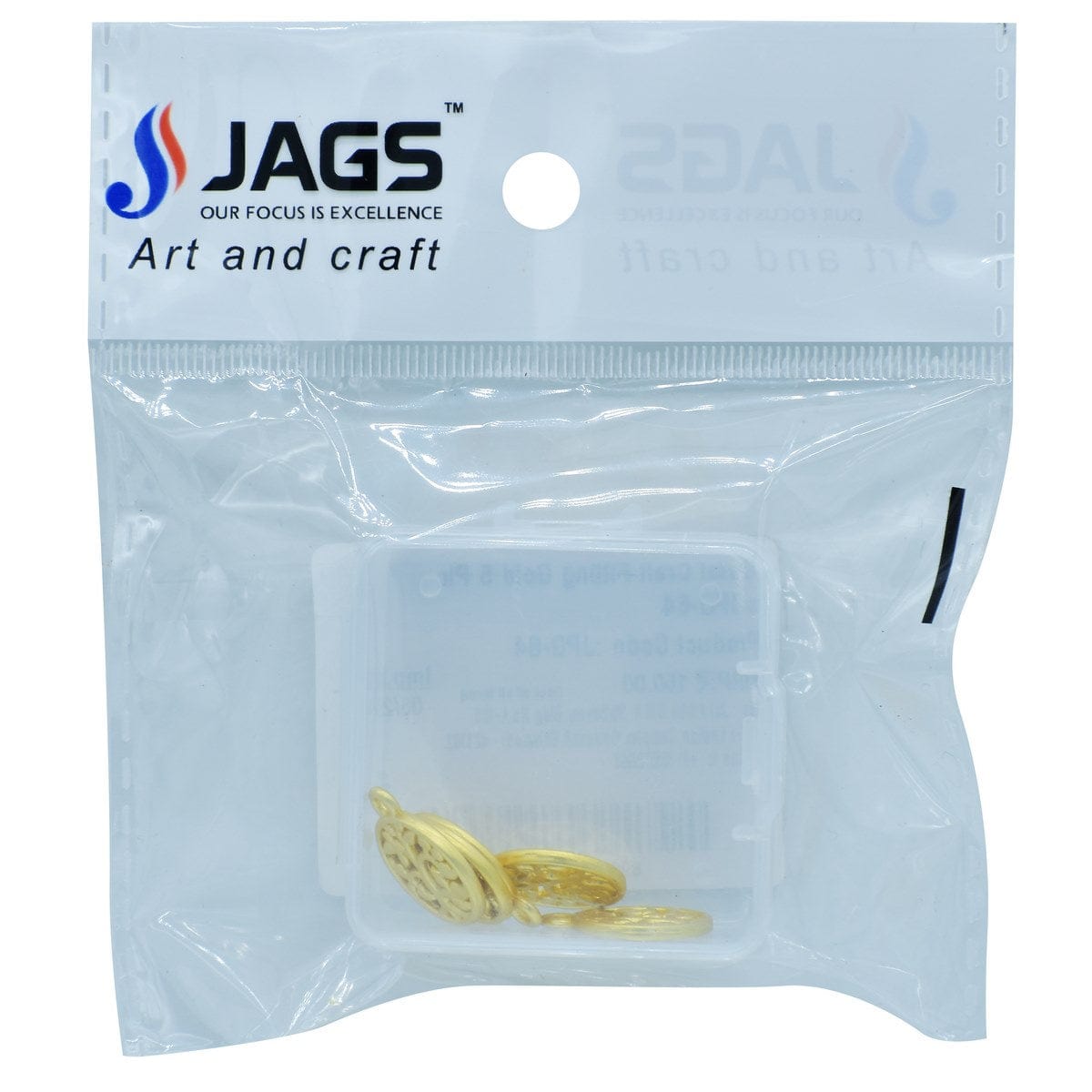 jags-mumbai Emboss material Metal Craft Fitting Gold 5 Pcs
