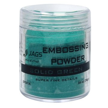 jags-mumbai Emboss material Solid Green Embossing Powder