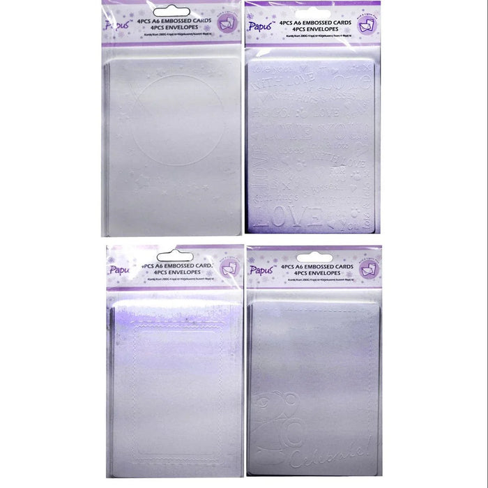 Greeting Cards White Envelopes 4 Pics
