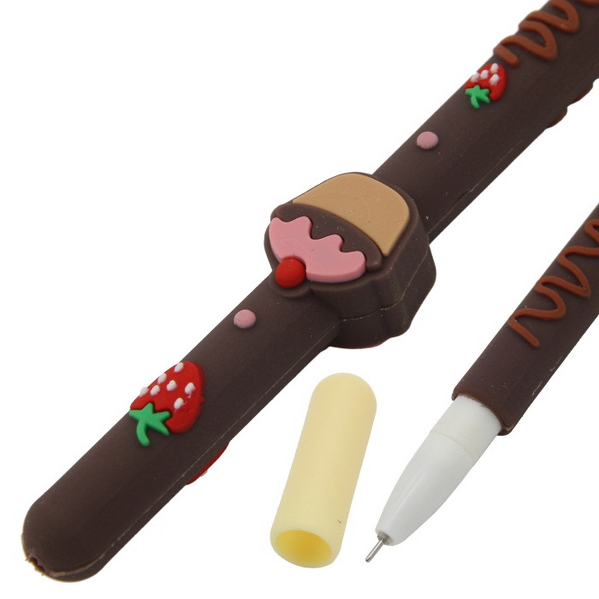 jags-mumbai Fancy pen Fancy Roller Pen Chocolate Biscuit Cake 18353