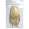 jags-mumbai Feather Feather Artificial Medium Golden 10pcs