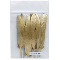 jags-mumbai Feather Feather artificial small golden 10pcs