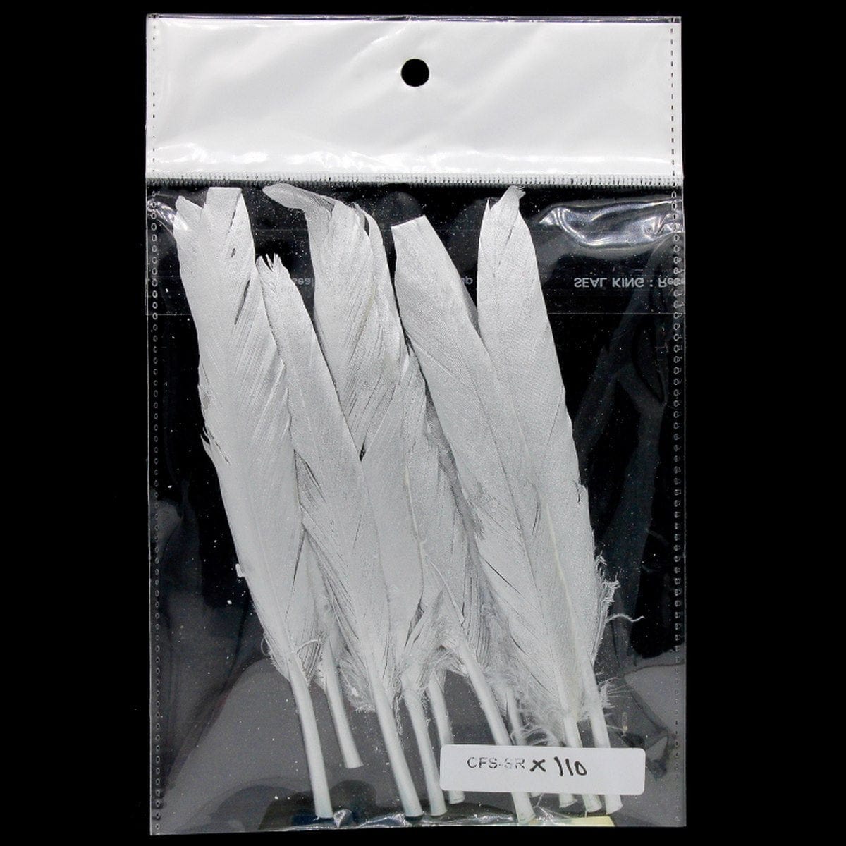 jags-mumbai Feather Feather Artificial Small Silver 10pcs