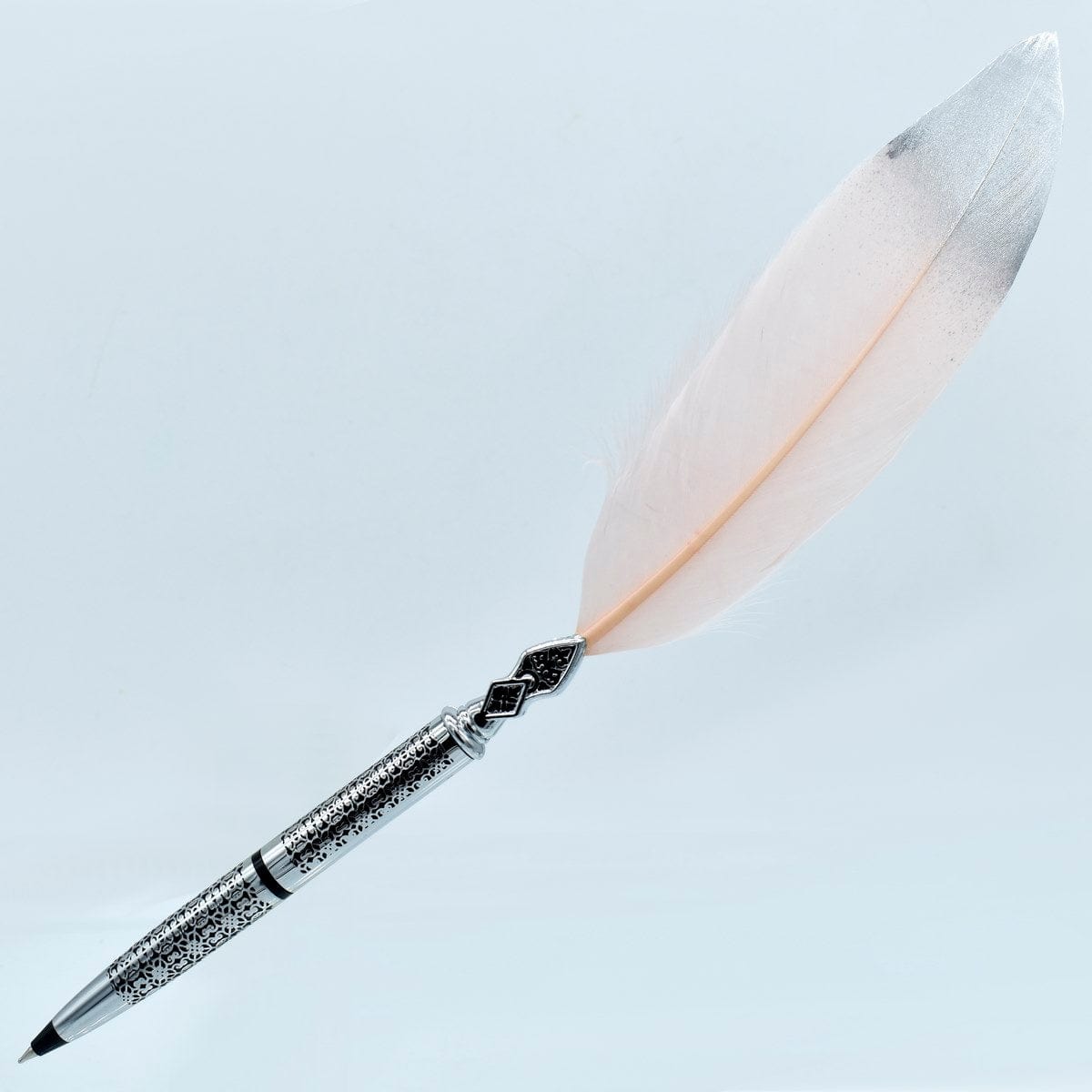 jags-mumbai Feather Pens Feather Ball Pen Design Full Steel Chrome