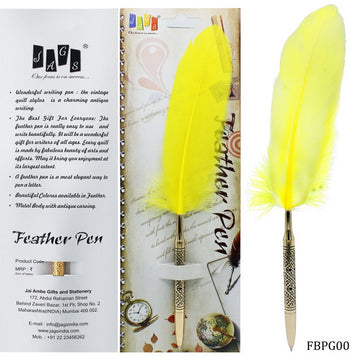 Feather Ball Pen Gold Colour Body Design