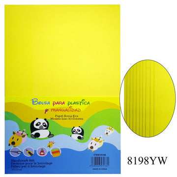 A4 Foam Sheet Without Sticker Yellow 8198YW