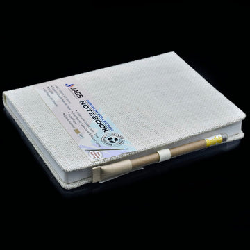 A5 NoteBook Off White Jute Cover 160 Pages 80 Sheet