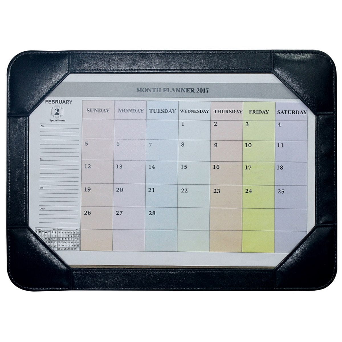 jags-mumbai Formal Diary Black Table Monthly Planner (Size- Big)