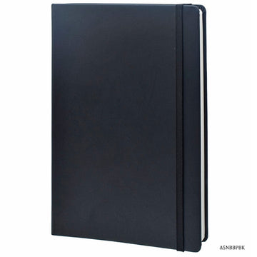 Note Book Journal NB With Elas Black A5