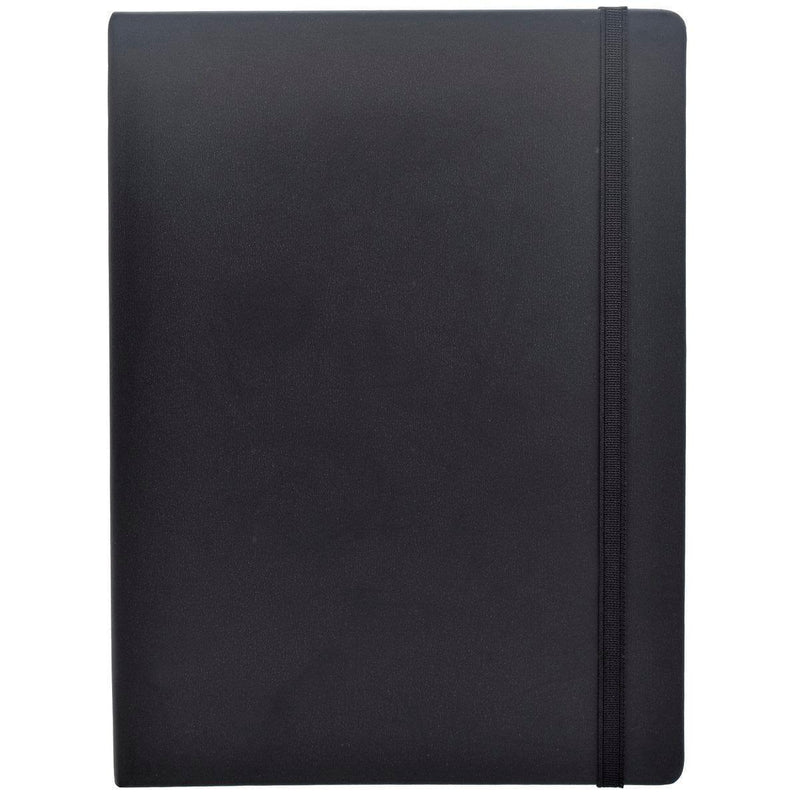jags-mumbai Formal Diary Note Book Journal NB With Elas Black A5