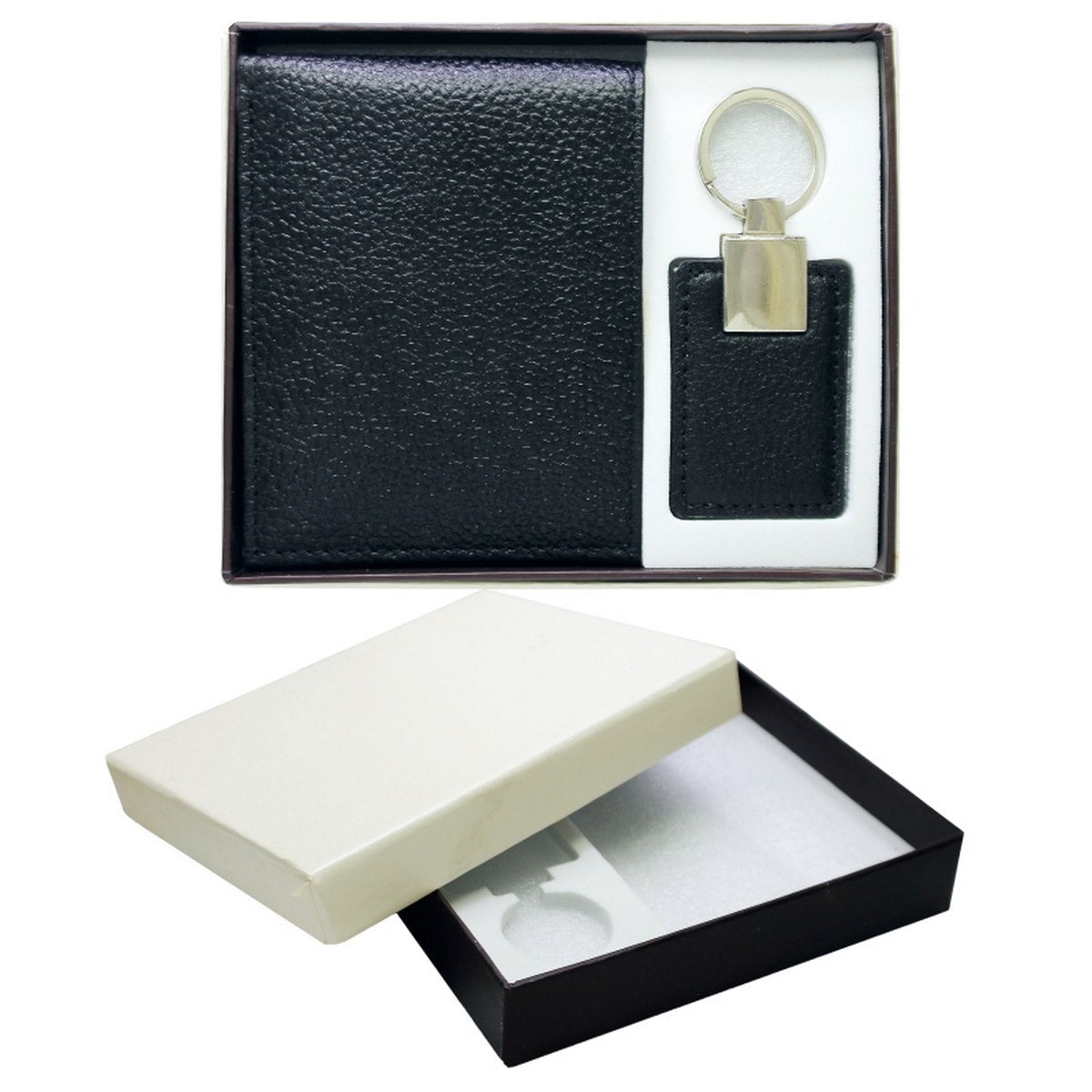jags-mumbai Gifts Set Gifts Set Crocodile Keychain With Wallet Black 7482BK