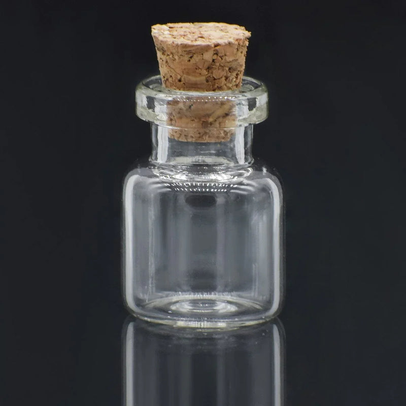 jags-mumbai Glass Messages Bottle Glass Messages Bottle 16x22 15Pcs Set