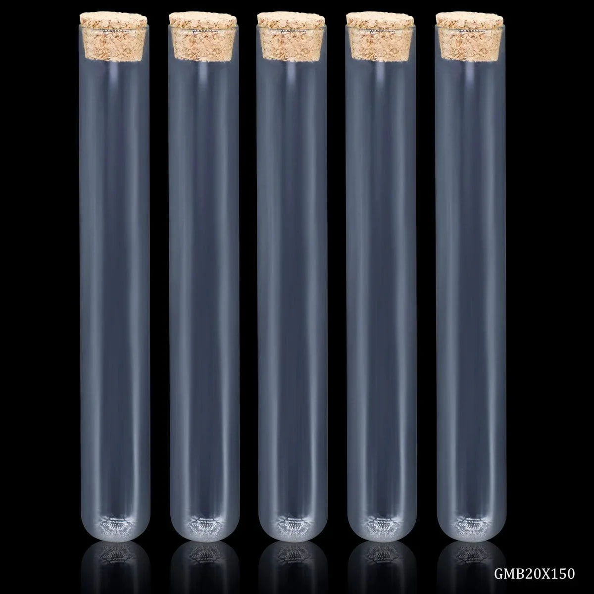 jags-mumbai Glass Messages Bottle Glass Messages Bottle 5 Pcs Set 20*150