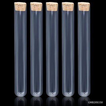 jags-mumbai Glass Messages Bottle Glass Messages Bottle 5 Pcs Set 20*150