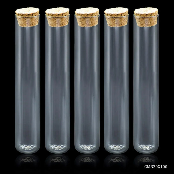 Glass Messages Bottle 5 Pcs Set