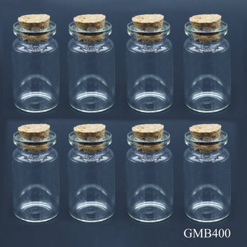 Glass Messages Bottle 8pcs Set 22*40 40MM