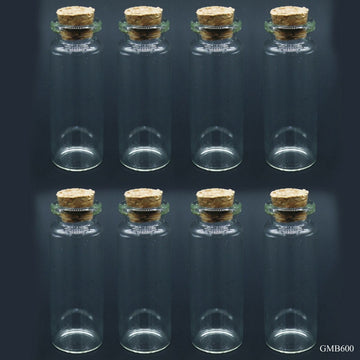 Glass Messages Bottle 8pcs Set 22*60 60MM
