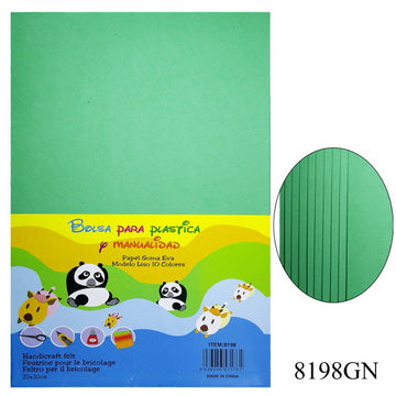 A4 Foam Sheet Without Sticker Green 8198GN