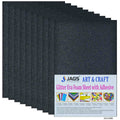 jags-mumbai Glitter Paper & Foam Sheet A4 Glitter Foam Sheet With Sticker Black 26164BK