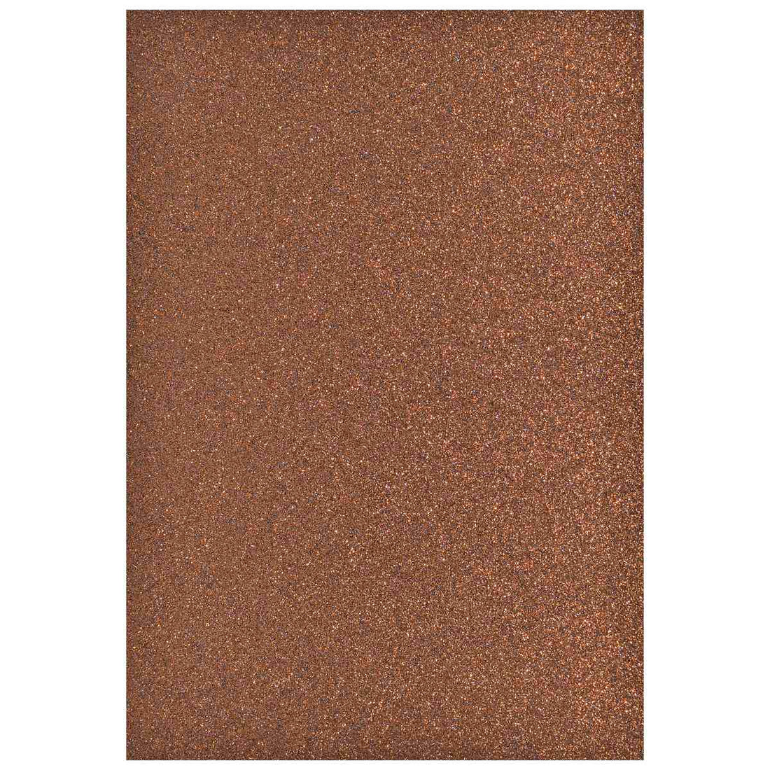 jags-mumbai Glitter Paper & Foam Sheet A4 Glitter Foam Sheet With Sticker Brown 26164BN