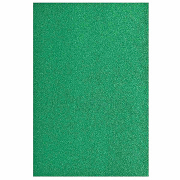 A4 Glitter Foam Sheet With Sticker Green 26164GN