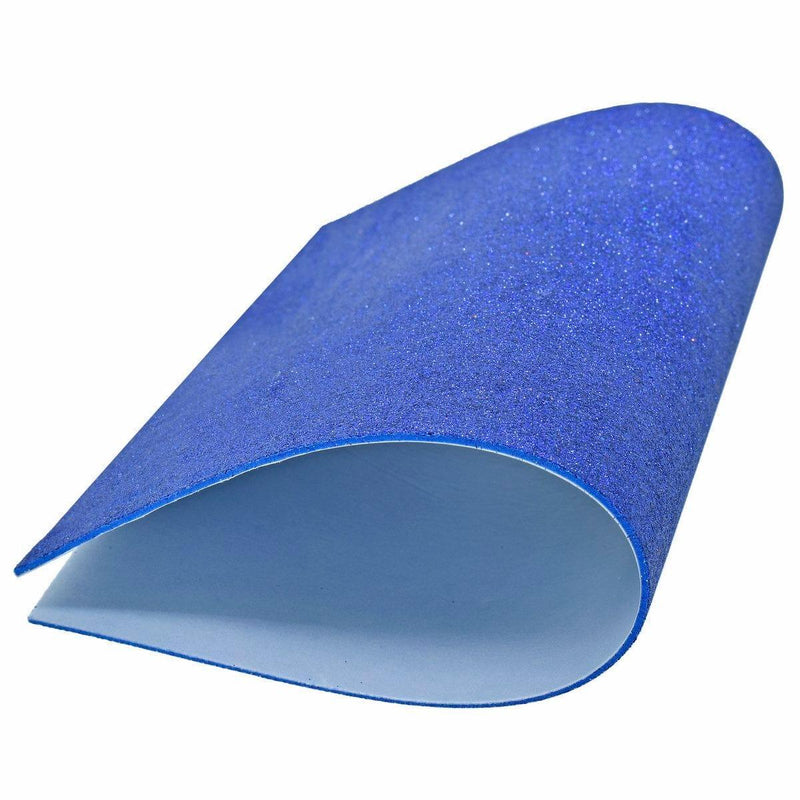 jags-mumbai Glitter Paper & Foam Sheet A4 Glitter Foam Sheet With Sticker N Blue