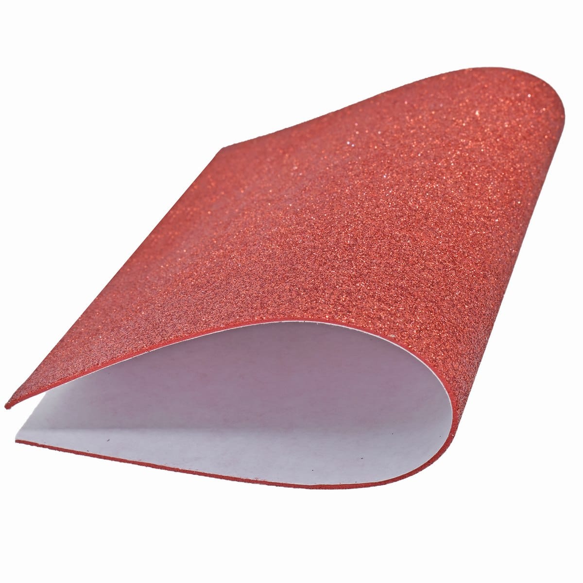 jags-mumbai Glitter Paper & Foam Sheet A4 Glitter Foam Sheet With Sticker Red 26164RD
