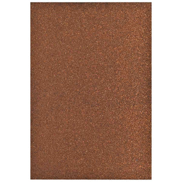 A4 Glitter Foam Sheet Without Stick Brown 00196BN