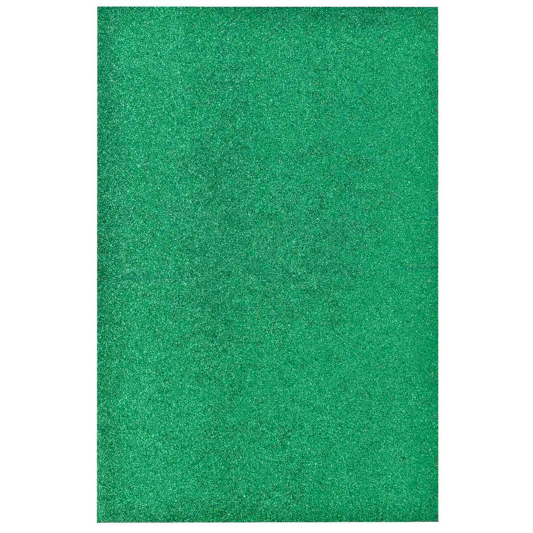 jags-mumbai Glitter Paper & Foam Sheet A4 Glitter Foam Sheet Without Sticke Green 00196GN