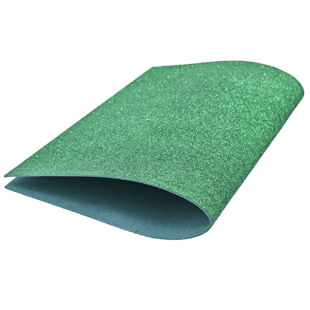 jags-mumbai Glitter Paper & Foam Sheet A4 Glitter Foam Sheet Without Sticke Green 00196GN