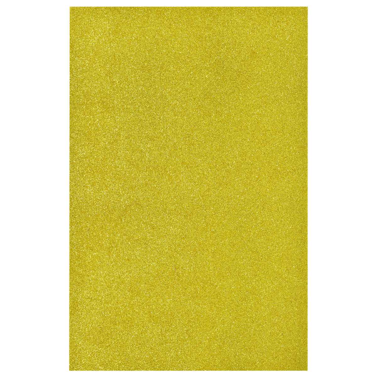 jags-mumbai Glitter Paper & Foam Sheet A4 Glitter Foam Sheet Without Sticker Gold 00196GD